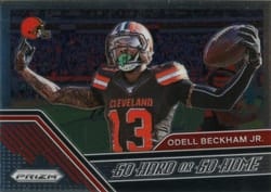 2020 Panini Prizm Go Hard or Go Home Odell Beckham Jr. #3 card