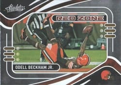 2021 Panini Absolute Red Zone Odell Beckham Jr. #12 card