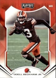 2021 Panini Playoff Base Set Odell Beckham Jr #38 card