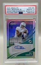 2025 Panini Absolute Signature Standouts Odell Beckham Jr. #SS-OBJ card