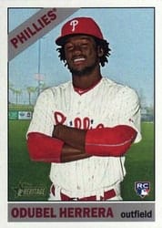 2015 Topps Heritage Base Set Odubel Herrera #666 card