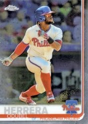 2019 Topps Chrome Base Set Odubel Herrera #103 card