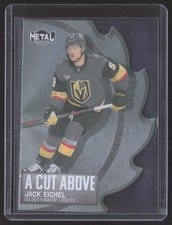 2025-26 SkyBox Metal Universe A Cut Above of 30 CA Jack Eichel #26 card