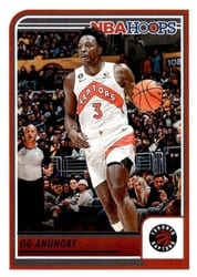 2023-24 Hoops Base Set OG Anunoby #37 card