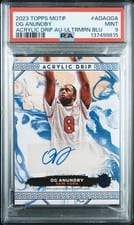 2023-24 Topps Motif Acrylic Drip Autographs OG Anunoby #ADA-OGA card