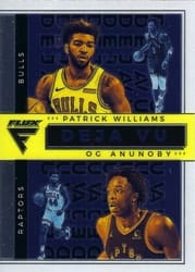 2020-21 Panini Flux Deja Vu OG Anunoby / Patrick Williams #36 card