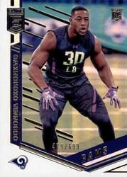 2018 Donruss Elite Base Set Ogbonnia Okoronkwo #140 card