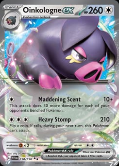 Scarlet & Violet Oinkologne ex #158 card