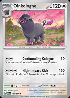 Obsidian Flames Oinkologne #183 card