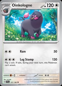Scarlet & Violet Oinkologne #157 card