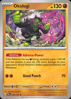 Prismatic Evolutions Okidogi #57 card