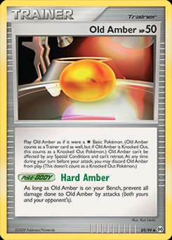 Arceus Old Amber #89 card