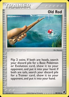 Dragon Frontiers Old Rod #78 card