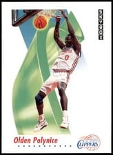 1991-92 SkyBox Base Set Olden Polynice #130 card
