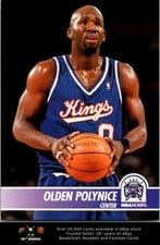 1994-95 Hoops Base Set Olden Polynice #185 card