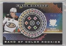 2024-25 Upper Deck Black Diamond Band of Color Rookies Olen Zellweger #BCR-OZ card