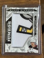 2024-25 Upper Deck Black Diamond Rookie Team Logo Jumbo Puzzle Patch Olen Zellweger #RTL-OZ card