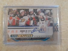 2024-25 Upper Deck Clear Cut Canvas Signatures Olen Zellweger #CS-OZ card
