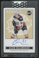 2024-25 Upper Deck Clear Cut Vintage Autos Olen Zellweger #VA-OZ card