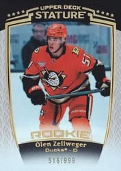 2024-25 Upper Deck Stature Base Set Olen Zellweger #44 card