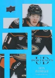 2024-25 Upper Deck UD Portraits Olen Zellweger #P41 card