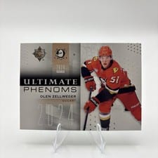 2024-25 Upper Deck Ultimate Collection Ultimate Phenoms Olen Zellweger #UP-OZ card