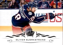 2018-19 Upper Deck Base Set Oliver Bjorkstrand #303 card