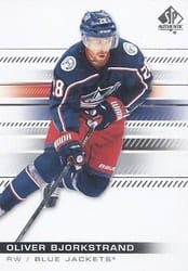 2019-20 SP Authentic Base Set Oliver Bjorkstrand #2 card