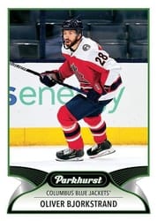 2021-22 Parkhurst Base Set Oliver Bjorkstrand #233 card