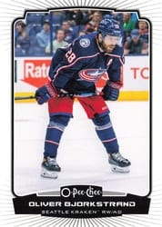 2022-23 O-Pee-Chee Base Set Oliver Bjorkstrand #107 card