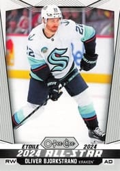 2024-25 O-Pee-Chee Base Set Oliver Bjorkstrand #520 card