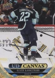 2024-25 Upper Deck UD Canvas Oliver Bjorkstrand #C134 card