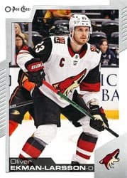 2020-21 O-Pee-Chee Base Set Oliver Ekman-Larsson #406 card