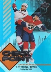2024-25 Upper Deck Checkpoint Oliver Ekman-Larsson #CP-22 card