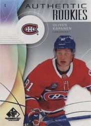 2024-25 SP Game Used Base Set Oliver Kapanen #253 card