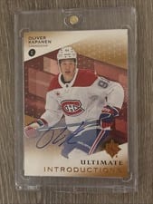 2024-25 Upper Deck Ultimate Collection Ultimate Introductions Oliver Kapanen #UI-OK card