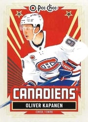 2025-26 O-Pee-Chee Base Retro Oliver Kapanen #213 card