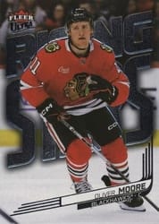 2025-26 Fleer Ultra Rising Stars Oliver Moore #RS-9 card