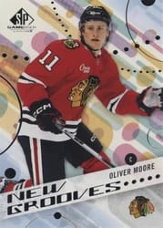 2025-26 SP Game Used New Grooves Oliver Moore #NG-8 card