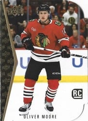 2025-26 Upper Deck 1994-95 Rookie Tribute Die Cuts Oliver Moore #RTD-3 card