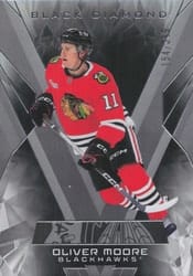 2025-26 Upper Deck Black Diamond Base Set Oliver Moore #BDB-OM card