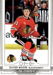 2025-26 Upper Deck O-Pee-Chee Glossy Oliver Moore #OG-27 card
