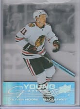 2025-26 Upper Deck Young Guns Acetate Oliver Moore #216 card