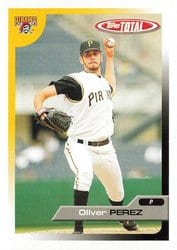 2005 Topps Total Base Set Oliver Perez #47 card