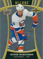 2019-20 Upper Deck Allure Base Set Oliver Wahlstrom #120 card