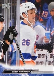 2022-23 Upper Deck Base Set Oliver Wahlstrom #589 card