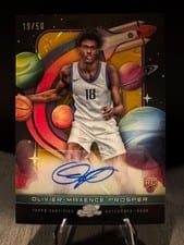 2023-24 Topps Chrome Cosmic First Flight Signatures Refractor Olivier-Maxence Prosper #FFS-OP card
