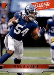 2019 Panini Prestige Base Set Olivier Vernon #74 card