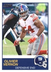 2019 Score Base Set Olivier Vernon #181 card