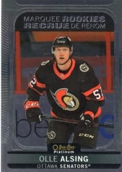 2021-22 O-Pee-Chee Platinum Base Set Olle Alsing #256 card